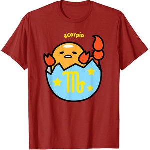 image:imageGudetama Zodiac Scorpio Tee Shirt TShirtCranberry Red