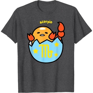 image:imageGudetama Zodiac Scorpio Tee Shirt TShirtDark Heather Grey