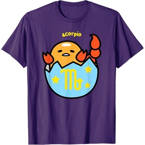 image:imageGudetama Zodiac Scorpio Tee Shirt TShirtPurple
