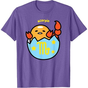 image:imageGudetama Zodiac Scorpio Tee Shirt TShirtPurple Heather