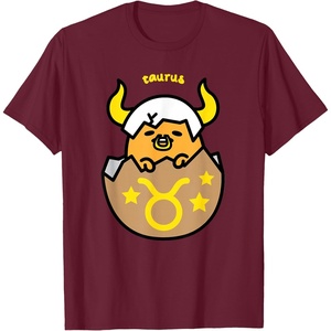image:imageGudetama Zodiac Taurus Tee Shirt TShirtBurgundy