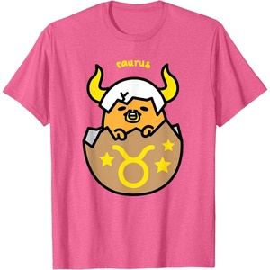 image:imageGudetama Zodiac Taurus Tee Shirt TShirtPink Heather