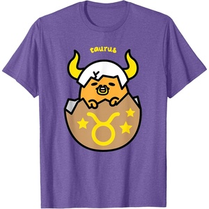 image:imageGudetama Zodiac Taurus Tee Shirt TShirtPurple Heather