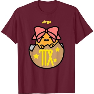 image:imageGudetama Zodiac Virgo Tee Shirt TShirtBurgundy