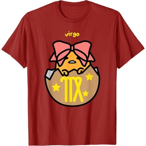 image:imageGudetama Zodiac Virgo Tee Shirt TShirtCranberry Red