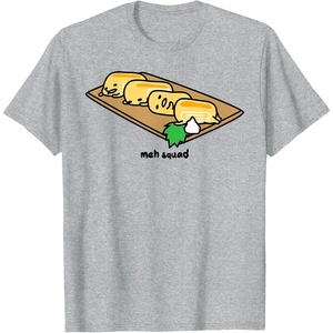image:imageGudetama the Lazy Egg Meh Squad Sushi Tamagoyaki TShirtHeather Grey