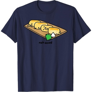 image:imageGudetama the Lazy Egg Meh Squad Sushi Tamagoyaki TShirtNavy Blue
