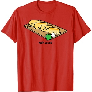 image:imageGudetama the Lazy Egg Meh Squad Sushi Tamagoyaki TShirtRed
