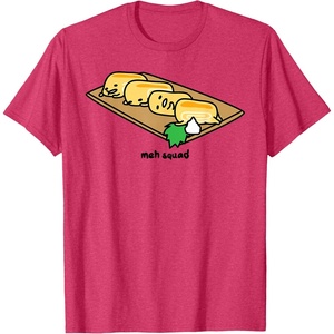 image:imageGudetama the Lazy Egg Meh Squad Sushi Tamagoyaki TShirtRed Heather