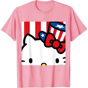 image:imageHello Kitty Americana Close Up Tee Shirt TShirtPink