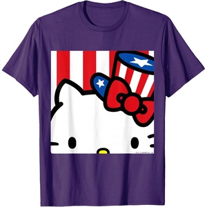 image:imageHello Kitty Americana Close Up Tee Shirt TShirtPurple