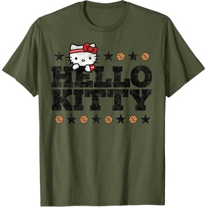 image:imageHello Kitty Basketball Star TShirtOlive Green