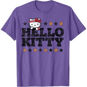 image:imageHello Kitty Basketball Star TShirtPurple Heather