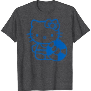 image:imageHello Kitty Blue Summer Swim TShirtDark Heather Grey