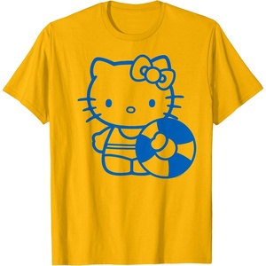 image:imageHello Kitty Blue Summer Swim TShirtGolden Yellow
