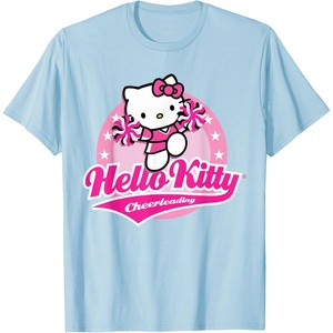 image:imageHello Kitty Cheerleading Cheerleader Tee Shirt TShirtBaby Blue