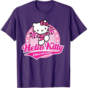 image:imageHello Kitty Cheerleading Cheerleader Tee Shirt TShirtPurple