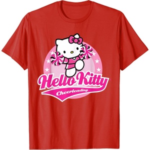 image:imageHello Kitty Cheerleading Cheerleader Tee Shirt TShirtRed