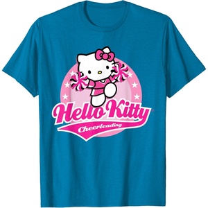 image:imageHello Kitty Cheerleading Cheerleader Tee Shirt TShirtSapphire Blue