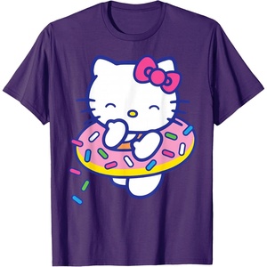 image:imageHello Kitty Donut Sprinkles Floaty Summer Swimming TShirtPurple