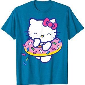 image:imageHello Kitty Donut Sprinkles Floaty Summer Swimming TShirtSapphire Blue