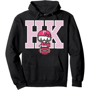 image:imageHello Kitty Football Spirit Hoodie Pullover HoodieBlack
