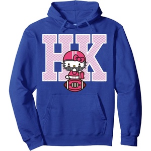 image:imageHello Kitty Football Spirit Hoodie Pullover HoodieRoyal Blue