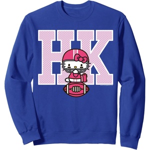 image:imageHello Kitty Football Spirit Sweatshirt SweatshirtRoyal Blue
