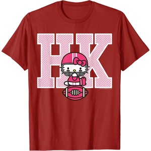 image:imageHello Kitty Football Spirit Tee Shirt TShirtCranberry Red