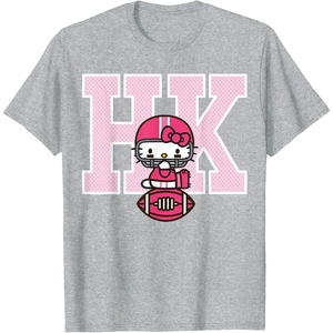 image:imageHello Kitty Football Spirit Tee Shirt TShirtHeather Grey