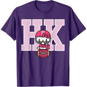 image:imageHello Kitty Football Spirit Tee Shirt TShirtPurple