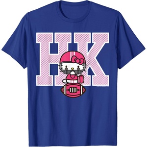 image:imageHello Kitty Football Spirit Tee Shirt TShirtRoyal Blue