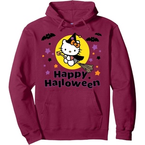 image:imageHello Kitty Happy Halloween Hoodie Pullover HoodieBurgundy