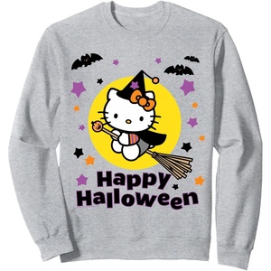 image:imageHello Kitty Happy Halloween Sweatshirt SweatshirtHeather Grey