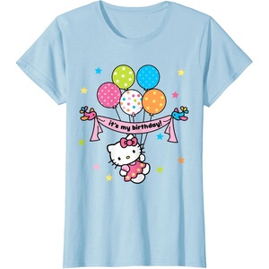 image:imageHello Kitty Its My Birthday Tee Shirt TShirtBaby Blue