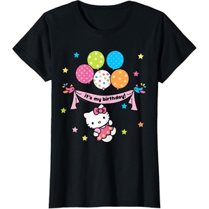 image:imageHello Kitty Its My Birthday Tee Shirt TShirtBlack