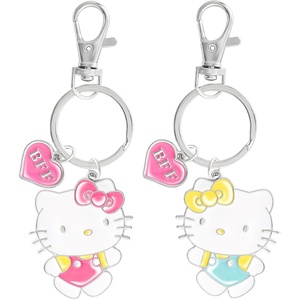 image:imageHello Kitty Keychain BFF Set of 2 My Melody and Mimmy White Sanrio Keychain Set Official LicenseHello Kitty and Mimmy White