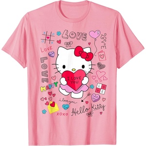 image:imageHello Kitty Love Notes Valentine Tee Shirt TShirtPink
