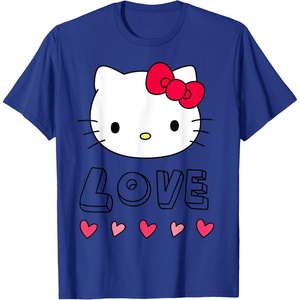 image:imageHello Kitty Love and Hearts Valentine Shirt TShirtRoyal Blue