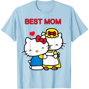 image:imageHello Kitty Mothers Day Best Mom Tee Shirt Womens TShirtBaby Blue