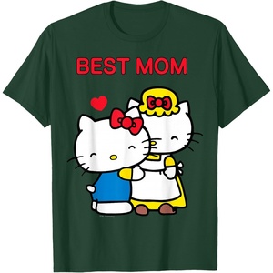 image:imageHello Kitty Mothers Day Best Mom Tee Shirt Womens TShirtDark Green