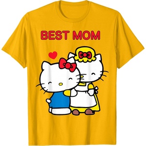 image:imageHello Kitty Mothers Day Best Mom Tee Shirt Womens TShirtGolden Yellow