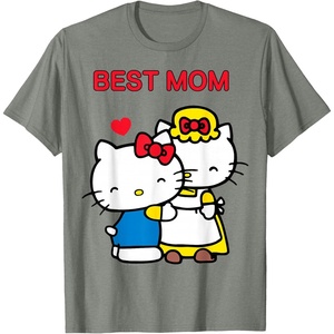 image:imageHello Kitty Mothers Day Best Mom Tee Shirt Womens TShirtOlive Heather