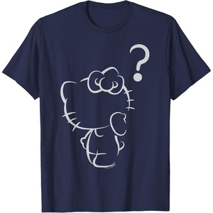 image:imageHello Kitty Question Mark Tee Shirt TShirtNavy Blue