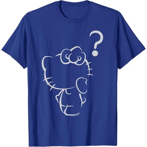 image:imageHello Kitty Question Mark Tee Shirt TShirtRoyal Blue