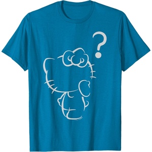 image:imageHello Kitty Question Mark Tee Shirt TShirtSapphire Blue
