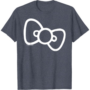 image:imageHello Kitty Retro Bow Shirt TShirtHeather Blue