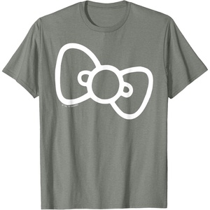 image:imageHello Kitty Retro Bow Shirt TShirtOlive Heather