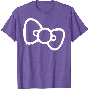 image:imageHello Kitty Retro Bow Shirt TShirtPurple Heather