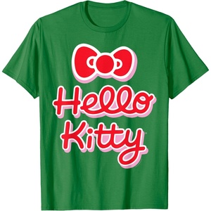 image:imageHello Kitty Signature Logo Tee Shirt TShirtKelly Green